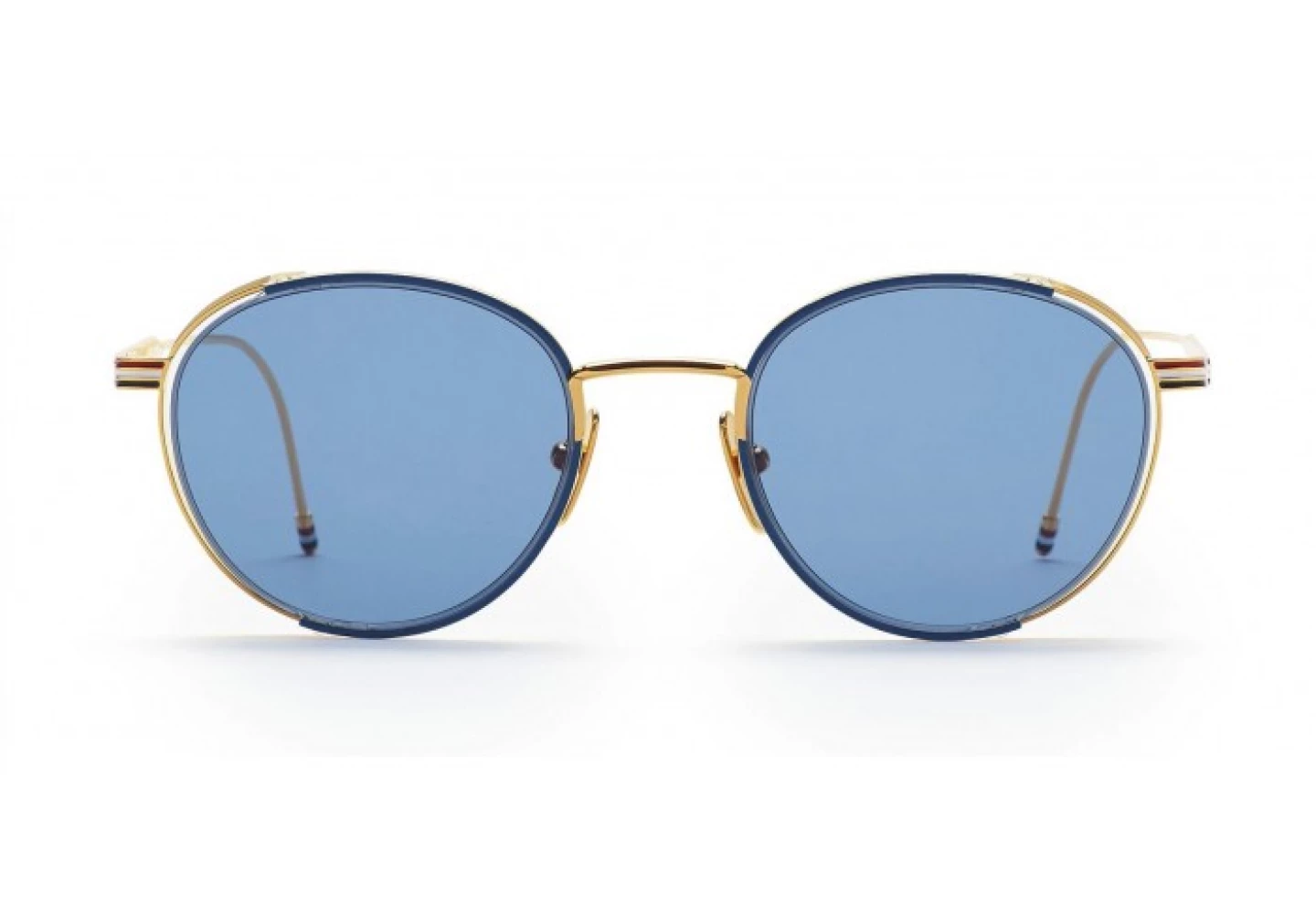 Sonnenbrillen THOM BROWNE TB106 NVY/GLD | DUOS
